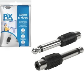 Adaptador P10 Macho Mono/RCA Femea