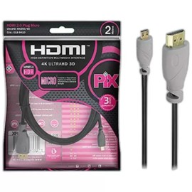 Cabo Micro-hdmi/hdmi 2.0 4k Hdr19p 2m - RCD