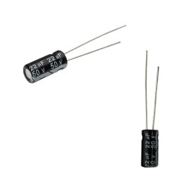 Capacitor Eletroltico 22X50V - 105 Graus