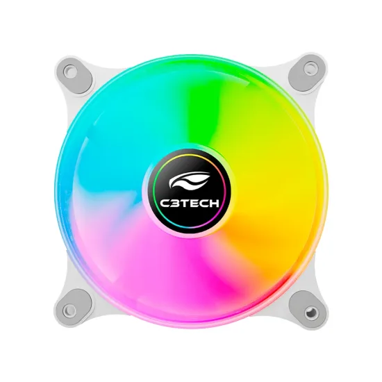 Cooler Fan Gamer, LED ARGB, F9-l170wh, 12cm, 6 Pinos, C3tech Gaming
