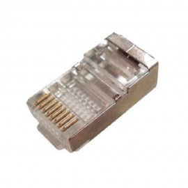 Plug RJ45 - Cat6 - 8X8 - Blindado 062-0048