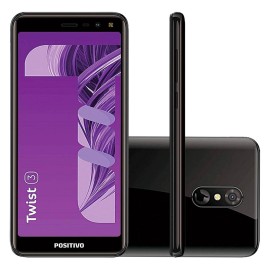 Smartphone Positivo Twist 3 S513, 32GB, 8MP, Tela 5.5, Preto
