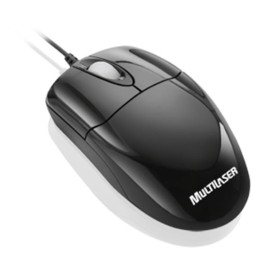 Mouse sem Fio Multilaser Preto Piano Usb - Mo139