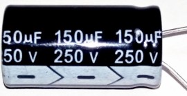 Capacitor Eletroltico 150uf X 250v 105