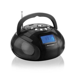 Rádio Portátil Multilaser 10W RMS Bateria Recarregavel Preto - SP145