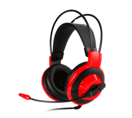Headset Gamer Msi Ds501 Preto/Vermelho