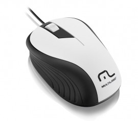 Mouse com Fio Multilaser Emborrachado Usb  - Mo224