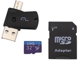 Carto de Memria 32GB Micro SD Multilaser - Classe 10 Ultra MC151