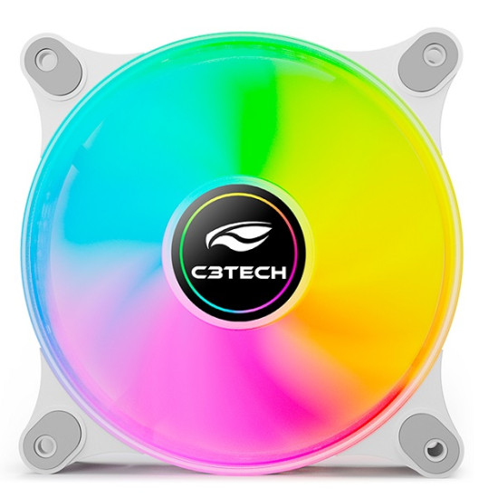 Cooler FAN F9-L160WH RGB 12CM C3TECH Gaming