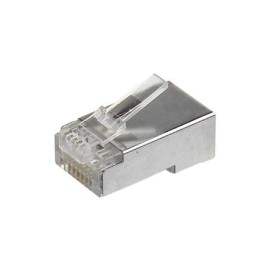 Plug RJ45 de Passagem 8X8 Cat6E Blindado 