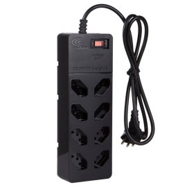 Filtro Linha DPS iClamper 8 Tomadas 2P+T Preto 26775 CLAMPER