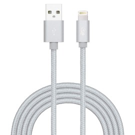 Cabo USB Adata para iPhone - Prata