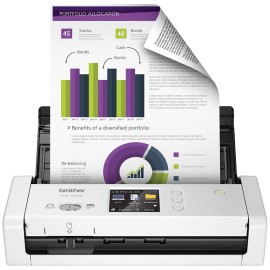 Scanner Porttil Brother ADS-1700W, Colorido, Duplex, Display Touch, Wi-Fi - ADS-1700W