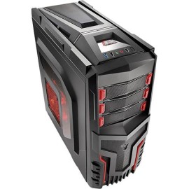 Gabinete Gamer Multilaser Sem Fonte Cooler com LED  - GA124