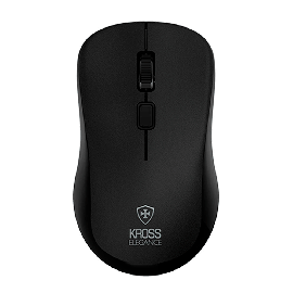 Mouse Sem Fio Kross Elegance, 1.600Dpi - KE-M208 DC 1.5V Preto