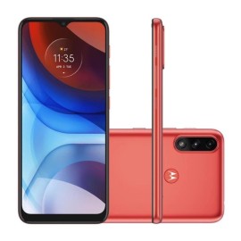 Smartphone Motorola Moto E7 Power 32GB 4G Wi-Fi Tela 6.5'' Dual Chip 2GB RAM - Vermelho Coral