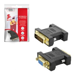 Adaptador DVI 245 Macho VGA Femea