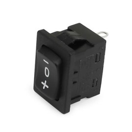 Chave Gangorra 3 Polos ON-OFF-ON - KCD1/203 PRETO 15A