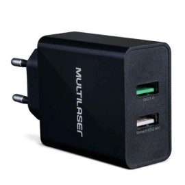 Carregador de Parede 2 Portas Usb Quick Charger Multilaser