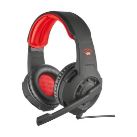 Headset Gamer Trust Radius. com conexo P2. Preto e Vermelho. GXT 310