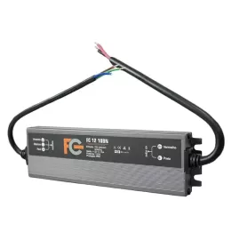 Fonte Eletrnica 10A 12V Blindada IP67 CFTV Bivolt 120W - FC