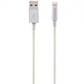 Cabo USB Lightning Nylon Tranado 1,5m eual 15NB - Intelbras