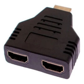 Adaptador Duplicador Hdmi 1 Macho Para 2 Femea Splitter