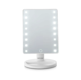 Espelho de Mesa  LED Multilaser  Pilhas Branco - HC174