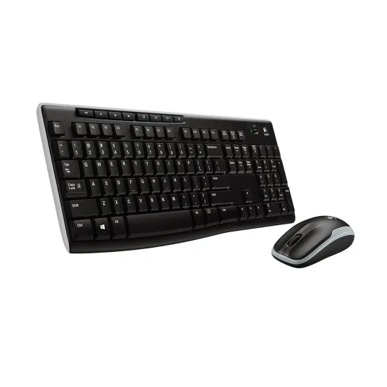 Teclado e Mouse Sem Fio Logitech MK270, ABNT2, Teclas de M�dia de F�cil Acesso, Conex�o USB, Pilhas Inclusas - 920-004433