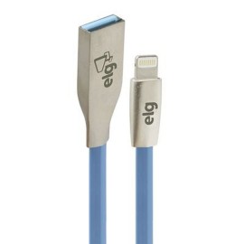 Cabo Lightning Flat Em Tecido Trancado Nylon Elg - Azul 
