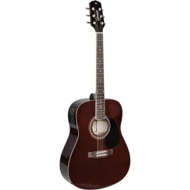 Viol�o Giannini GD1 EQ Eletroac�stico Dreadnought Translucent Dark Wine