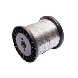 Fio De Ao Inox 0,70mm para Cerca Eltrica 1Kg, Aproximadamente 290 Metros