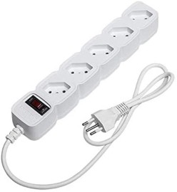  Protetor Eletrnico com 5 tomadas EPE 205 Branco