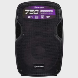 Caixa de Som Ativa Bluetooth 15 Waldman RC-750X 750W Amplificada (apenas para retirada em loja)