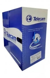 Cabo Lan Telecan Cat5E 4P 24awg PTO 305m