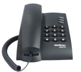 Telefone Intelbras Pleno com Fio -Preto