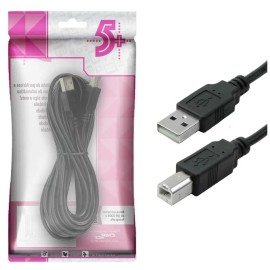 Cabo Usb2.0 a Macho X B Macho 5.0m Pto 