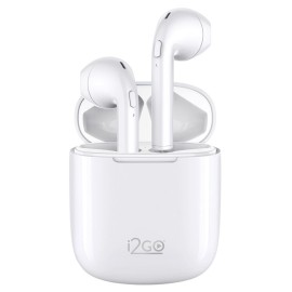  Fone de Ouvido Bluetooth sem fio TWS Air Sound Go 2 i2GO com Estojo de Carregamento - i2GO Plus