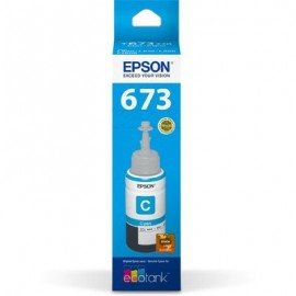 TINTA EPSON T673 T673220 CIANO | L805 L800 L810 L1800 L850 | ORIGINAL 70ML