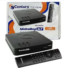Receptor de Sinal de Televiso Via Satlite  Midiabox B7a - Century