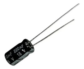 Capacitor Eletroltico 22X16V - 105 Graus 