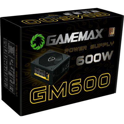 POWER SUPPLY - GAMEMAX GM-600 600W