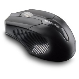 Mouse Sem Fio 2.4Ghz Usb Mo264 Multilaser - Preto