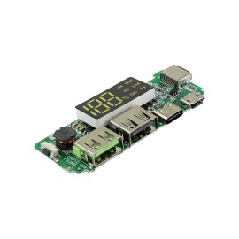 Mdulo Arduino Carregador Usb 5v 24a Micro/Tipo c - Usb c/Led