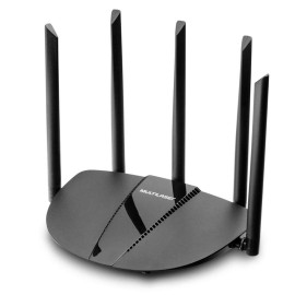 Roteador Multilaser Gigabit AC1200, 1200MBPs, 5 Antenas - RE017