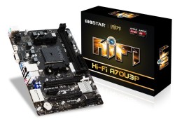 Placa Mãe Amd Fm2+ Biostar Hi-fi A70u3p Vga/hdmi/som/ddr3