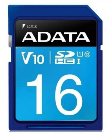  Carto Memria SD Adata 16GB Class 10 - ASDH16GUICL10-R 
