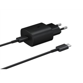 Carregador de Parede Samsung Super Fast Charging USB-C Preto EP-TA800