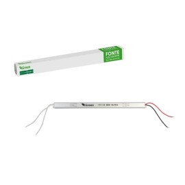 Fonte Ultra Slim Driver P/ Perfil Fita Led 12v 5a 60w Bivolt